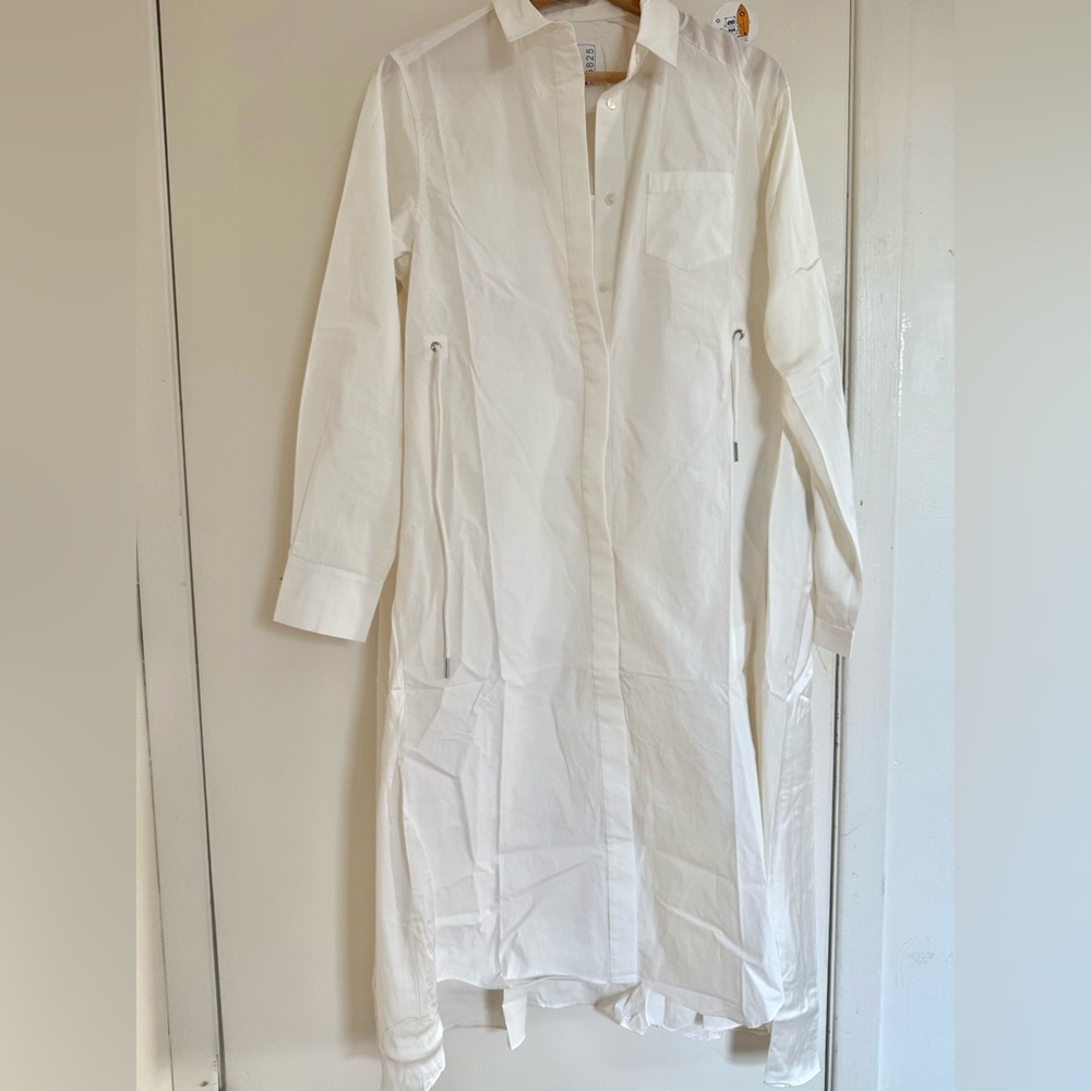New Japanese Designer-Style Shirt Dress with slip dress